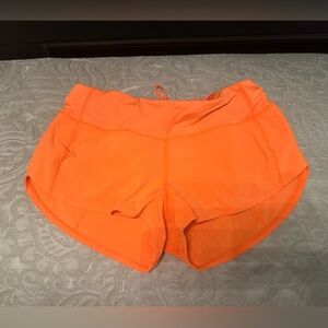 lululemon athletica Athletic Shorts in Vibrant Orange